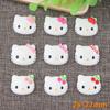 Materiales Bricolaje Hello Kitty Kt Accesorios para el Cabello Pinzas para el Cabello Pegamento Crema Funda para Teléfono Accesorios de Resina Accesorios de Cabeza de Gato Bricolaje Al por Mayor