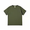 Camiseta Branca Realçadora Cinza Liso Manga Curta Estilo Coreano 100% Algodão Puro para Homens e Mulheres, Verão 2026 Casual Versátil Estilo Ins para Casais