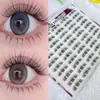 Pestañas Postizas Transfronterizas, Volumen Grande, Estilo Diente de León de Aspecto Natural, Pestañas Postizas Sin Pegamento, Maquillaje Delicado, Look Intenso, Adecuadas para el Trabajo Diario y Citas