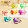 Anillo de Gema Diamante Dibujos Animados Juguetes para Niños Cristal de Imitación Joyería Puesto de Juguetes Producto Caliente Accesorios para Juguetes