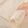 Sábanas de Gasa de Doble Capa para Maternidad e Infancia Clase A Pieza Única Verano Individual No 100% Algodón Puro Sábanas de Algodón Lavado Universales para Todas las Estaciones