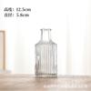 Venta al por mayor jarrón fresco vidrio transparente decoración de escritorio artístico moderno creativo relieve mini decoración arreglo floral