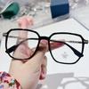 M3705 armazón grande de polígono irregular con protección contra luz azul, armazón de gafas ligero TR90 para mujer, cara grande, adelgazante, miopía