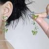 Pendientes largos de la serie Super Fairy Butterfly, de lujo, ligeros y con un diseño exquisito, regalo al por mayor.