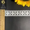Venta directa del fabricante: Encaje de patrón geométrico de seda de leche soluble en agua 3.5cm ribete para faldas accesorios para vestidos de novia y Lolita hecho a mano DIY