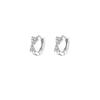 Pinzas para Orejas de Mariposa Estilo Francés de Plata Pura 999 para Mujer, Pendientes Versátiles de Diseño Único, No Necesitan Quitarse, Cuidado del Agujero de la Oreja Tornillos para Oreja Venta al por Mayor