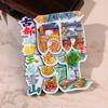 Adesivo Magnético Criativo de Presente Lijiang Yunnan Cidade de Madeira em Camadas Atrações Turísticas Culturais e Criativas Lembrança Adesivos para Geladeira
