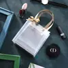 Bolsa de Hombro Impermeable Transparente de Plástico PP Escarchado Transfronteriza Bolsa de Regalo Bolsa de Plástico para Empaque de Juguetes de Regalo de Cumpleaños de Gama Alta