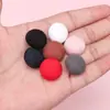 Botones de Tela con Patrón Vertical Coloridos, Botones de Hongo de Plástico, Botones para Puño de Abrigo de Felpa, Botones Versátiles con Base para Camisa de Chifón
