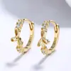 Pendientes de lazo, sensación de lujo ligero y alta gama, joyería transfronteriza de plata 925 para mujer, pendientes de diseño de nicho, cierres de oreja de circón