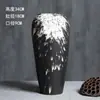 Vaso de Cerâmica Holly Salgueiro da Neve Salgueiro Prateado Diâmetro Grande Planta Verde Simples Mesa de Jantar Ajuste de Água Arranjo de Flores Enfeites
