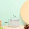 Em estoque Cor criativa Octogonal em relevo Castiçal de vidro multicolorido Vela aromática Copo Decorativo de copo de vela para atmosfera doméstica
