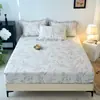 Nuevo Tipo Sábanas de Lyocell Tencel de 60 Piezas para Dormir Desnudo Cubierta de Cama de una Sola Pieza Cubierta de Colchón Antibacteriana Impresa para Uso en la Cama