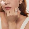 Anillo abierto ajustable Ivor Magic Mysterious Planet, plata de ley 925, platino, joyería combinable para mujer.
