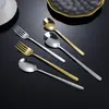 Acero inoxidable 316 cuchara para comer de mango largo cuchara cuchara de mesa para el hogar cuchara plana para sopa 304 vajilla cuchara para postre tenedor cuchara tenedor coreano