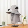 Gorra Ventilador de Carga Solar para Adultos, Gorra de Malla Transpirable con Visera para Pesca para Hombres y Mujeres, Gorra con Visera de Protección Solar para Exteriores en Verano