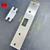 Placa de pestillo de puerta, Placa guía de puerta interior, Placa de cerradura de puerta de dormitorio, Placa de acero para marco de puerta, Juego de cerradura, Tope de puerta, Accesorios para tope de puerta