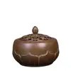 Quemador de Incienso de Loto Todo Cobre Quemador de Incienso Hogar Interior Sándalo Antiguo Zen Incienso Escritorio Estudio Mesa de Té Aromaterapia Incienso
