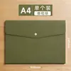 Bolso de Documentos de Cuero Similar a la Piel, Bolso para Archivos A4, Impermeable, Bolsa para Guardar Documentos de Contrato, Recibos, Personalizable con Impresión de Logo