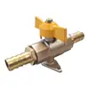 Bomba de Ar Tubo de Ar Válvula de Esfera Válvula de Ar com Suporte de Montagem Assento Fixo Conector Rápido de PC Válvula Interruptor de Válvula de Ar