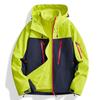 Chaqueta Funcional 3 en 1 para Hombre Estilo Nido de Pájaro para Exteriores, Cortavientos, Impermeable, Ropa de Montañismo con Triple Protección y Logo Termosellado