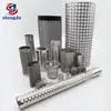 Barril de Filtro Perforado Acero Inoxidable 304 Pantalla Cilíndrica Barril Alta Temperatura 316L Metal Soldadura Sin Costura Malla Redonda Tubo