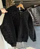 Sudadera con capucha Gótica Hip-Hop Moda Creativa Diamante Flash Personalizada Tendencia Y2K Europea y Americana Sudaderas Sueltas para Pareja Hombres y Mujeres