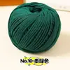 Hilo de algodón hueco de 2 mm en stock, mismo estilo que en Xiaohongshu, hilo de hebra redonda para tejer bolsos, cuerdas, bolsos de ganchillo, hilo para manualidades DIY