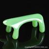 Massageador de meridiano de quatro cantos para costas, massagem cervical para costas, cachorro, grande, resina, cera, raspagem, placa de massagem
