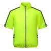 Ropa de Aire Acondicionado Transfronteriza para Hombre y Mujer de Manga Corta para Exteriores Ligera con Ventilador de Refrigeración Ropa Reflectante de Verano para Prevención del Calor Ropa con Ventilador
