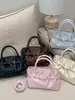 Bolsa de Mão Feminina Transfronteiriça Fosca Retrô, Bolsa Saco Simples e Estilosa, Versátil para o Dia a Dia, Bolsa de Ombro de Nicho