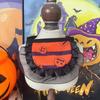 Comercio Exterior Transfronterizo Nuevo Babero de Halloween para Mascotas Gato Babero Impermeable Perro Estampado Calabaza Linterna Toalla para Babas