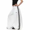 Pantalones Cargo de Estilo Americano Talla Grande para Mujer, Otoño 2026, Deportivos de Rayas Vintage, Pierna Recta, Casual, para Danza Jazz
