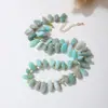 Collar de Grava de Ágata de Cristal Natural al por Mayor, Cuentas de Ágata de Cristal de Piedra Natural de Forma Irregular, Cuentas Sueltas