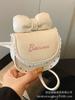 Mini Bolso Pequeño para Mujer 2025 Nuevo Popular Bolso de Hombro con Lazo Bolso Cruzado de Cadena Roja de Alta Calidad