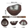 Taishun Montanha Panela Quente Selvagem Utensílios de Mesa Guizhou Laoguo Sopa Azeda Carne Restaurante Configuração de Mesa Conjunto de Quatro Peças Tigela de Arroz Tigela de Molho