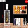 Paquetes al por mayor de 0,5 kg de Botellas de Vidrio, Botellas para Licores, Botellas de Vino Vacías Transparentes Selladas de 500 ml, Botellas de Vino de Cocina Blanco Cristalino, Botellas de Vino Extranjero