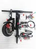 Kit de Conversión de Silla de Ruedas Modificada con Rueda de Motor de 8 Pulgadas, Cubo de Rueda 200X50, Motor sin Escobillas, Freno de Disco con Apertura de 25 mm, Horquilla Delantera