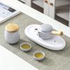 Conjunto de chá kung fu de viagem terno empresa comercial para enviar aos clientes casa cerâmica hotel companheiro presente logotipo personalizado