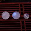 8A Piedra de Luna Blanca Cuentas Sueltas Bolas Redondas Pulsera de Múltiples Gemas Material de Cristal para Pulsera DIY Producto Semi-Terminado Luz Azul Luz Blanca