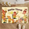 Alfombrilla de Piso de Tierra de Diatomeas de Dibujos Animados, Alfombrilla Absorbente de Agua Antideslizante para Baño, Alfombrilla Decorativa Linda para la Entrada del Baño, Disponible para Dropshipping