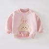 Sudadera de Manga Larga para Niños, Cómoda, Moderna, Casual, Nueva Ropa Cálida de Otoño e Invierno con Cuello Redondo, Ropa Deportiva Diaria Casual