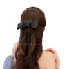 Presilha Banana Plissada Bolha de Renda com Bolinhas Estilo Coreano para Mulheres 2026 Novo Modelo Presilha para Rabo de Cavalo Alto Acessório de Cabelo