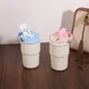 Vaso térmico de alta calidad, portátil, de gran capacidad, con separador de té, asa y cordón, perfecto para uso en exteriores.