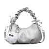 Bolso de mano plisado de nicho Yuezi para mujer 2025 Nuevo popular bolso de axila Textura de moda Bolso cruzado de uso diario