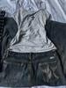 Verano Nuevo Deseo Puro Estilo Coreano Europeo y Americano Moda Chica Caliente Y2K Sexy Camisola Gris para Mujer Extranjera