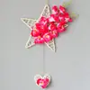 Colgante de pared de cinco estrellas colgante de pared simulado traje colgante de pared flor artificial de plástico cesta colgante decoración de pared interior pared interior decoración escolar Floricultura
