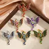 Broche de Dragón Volador Mecánico Steampunk Esmalte Multicolor Engranaje Pin Ropa Retro Oscura Bolsas Accesorios Mayoreo