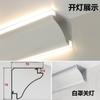 Luz Linear de Canto de Teto Luminosa LED, Não Requer Instalação no Teto, Não Necessita de Sulcos, Arandela de Canto Embutida, Luz de Gesso de Sobrepor, Faixa de Luz de Sulco