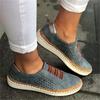 Zapatos de mujer de comercio exterior 2022 Europa y Estados Unidos nuevos zapatos de mujer de talla grande transfronterizos tacón plano punta redonda huecos para pisar zapatos de una sola pieza